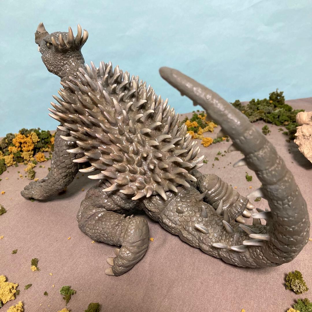 アンギラス マーミットソフビ 組み立て完成品 カスタム・塗装済み