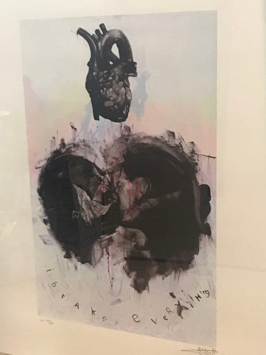 激レア】【特別額装】アントニーミカレフ「I Break Everything」