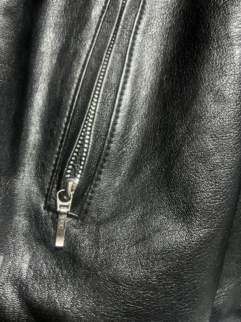 SHIMOKITAZAWA RINGO シングルライダース 本革 短丈 XL - メルカリ