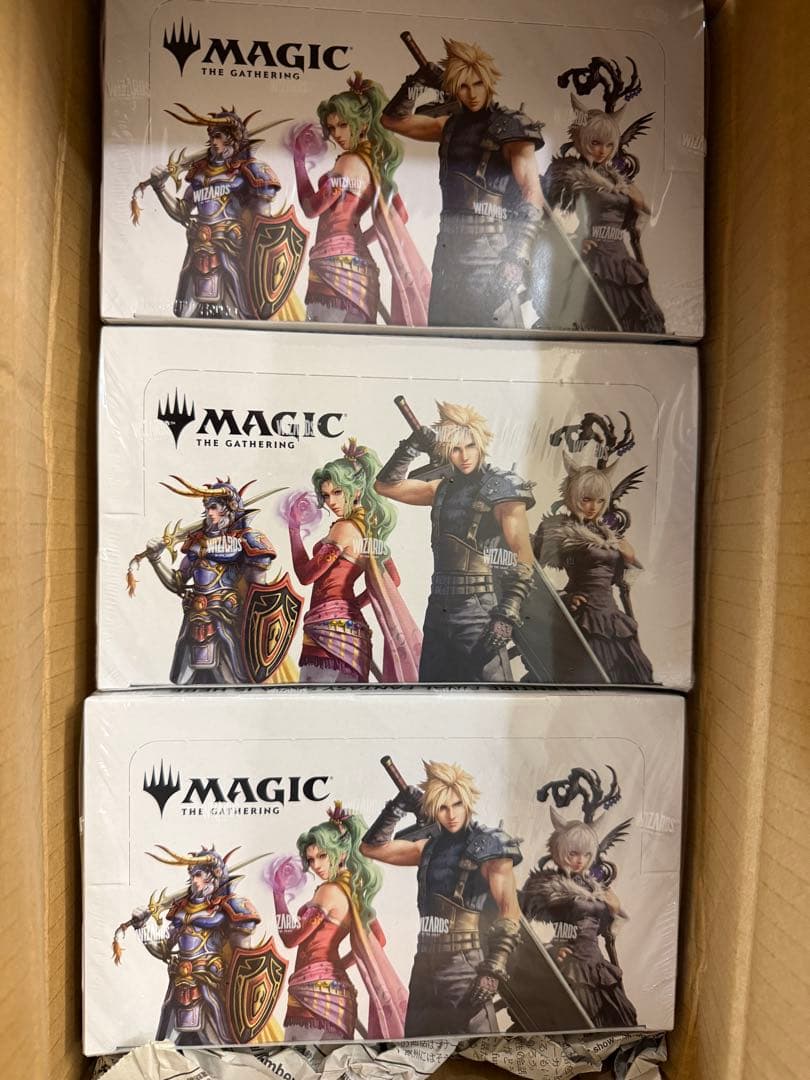 MTG ファイナルファンタジー 英語版 プレイブースター 3BOX 未開封 FF MTG:ファイナルファンタジープレイブースター ボックス シュリンク付き