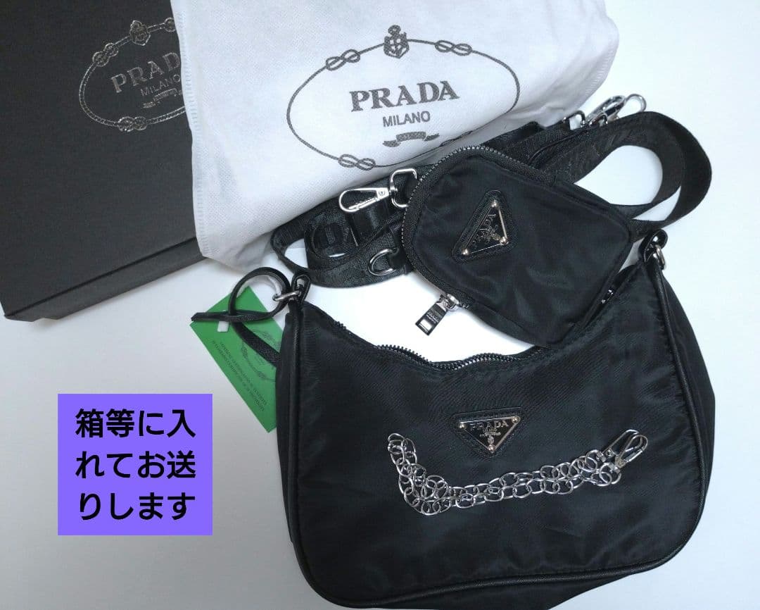 PRADA ミニショルダー ブラック