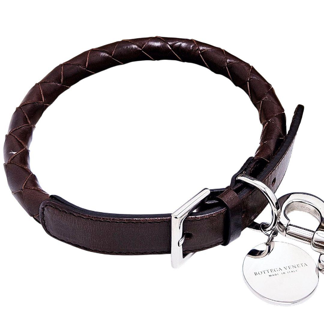 こた様【極美品】ボッテガヴェネタ ドッグ リード 首輪 セット