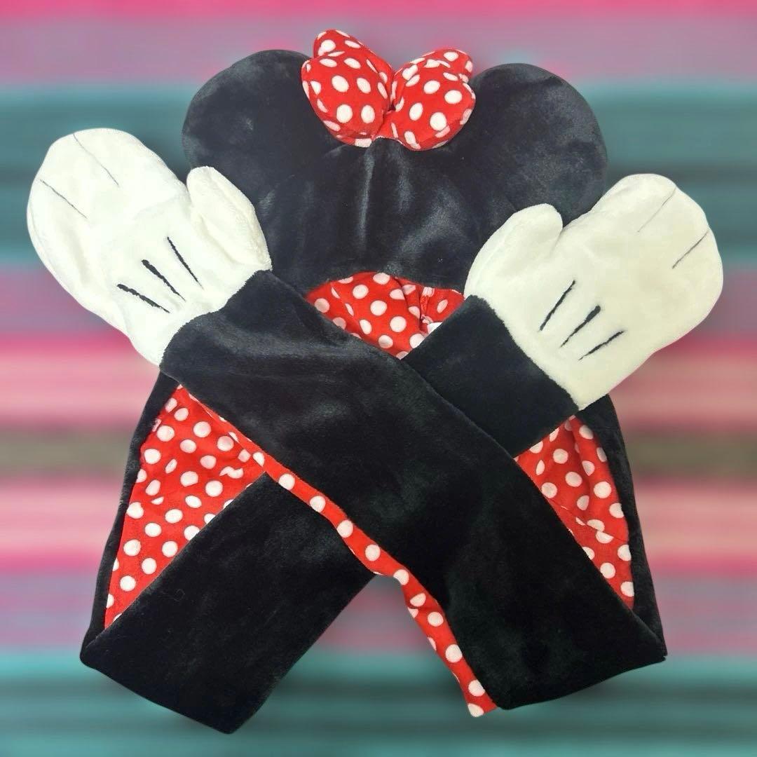 ディズニー ファンキャップ マフラーキャップ ミニー - メルカリ