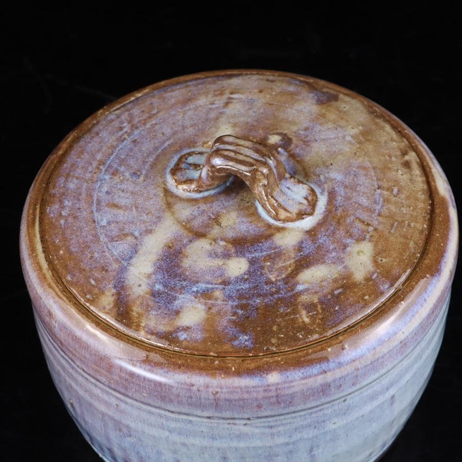 Y3107-2 茶道具 康起造 萩焼水指 共箱 替え蓋付 R.R.R - メルカリ