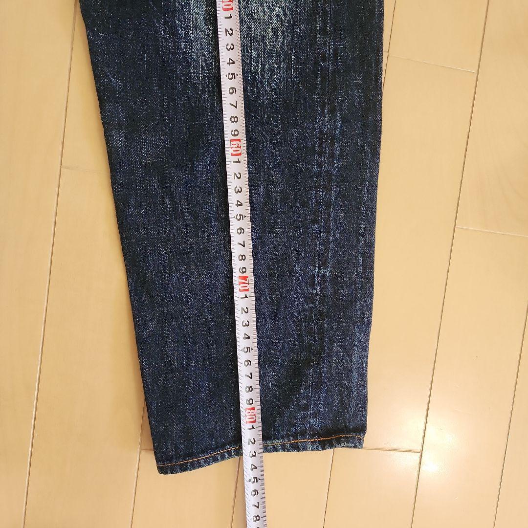 未使用品 デニム&ダンガリー 刺繍付きイージーデニムパンツ 01 150 SM