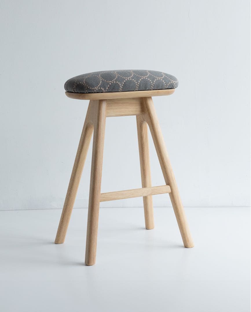 キッチンスツールNA H530＋ミナ ペルホネン タンバリン グレー - メルカリ
