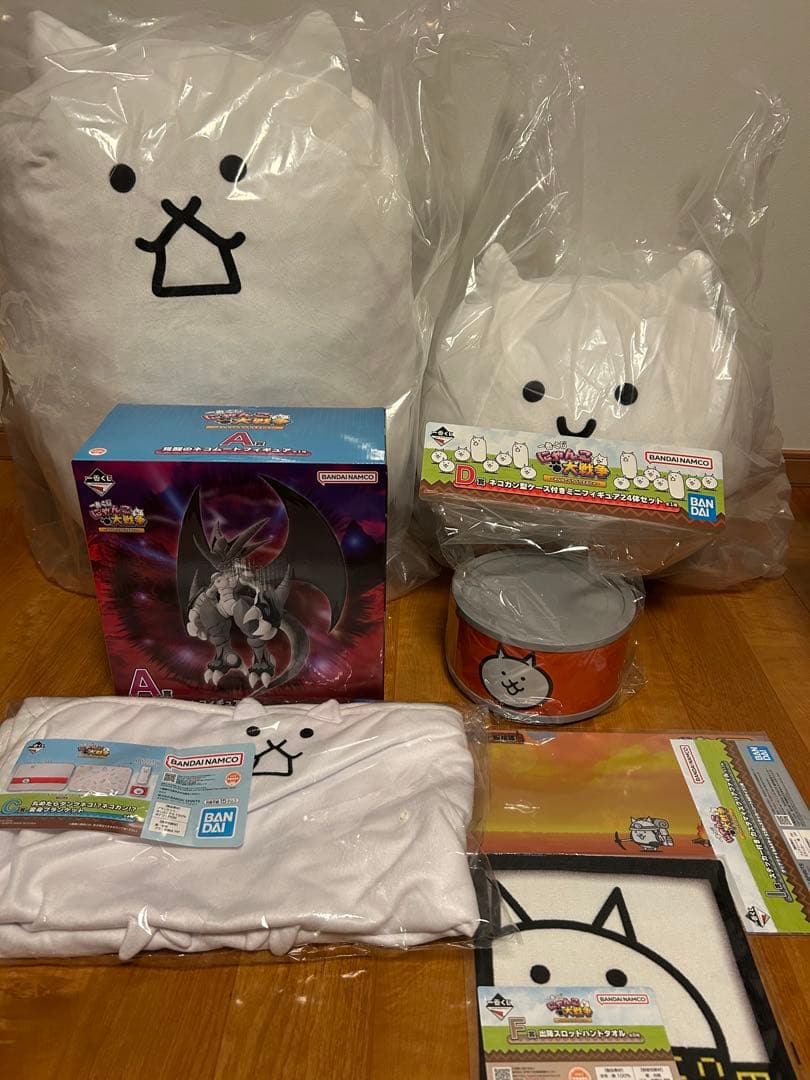 一番くじ にゃんこ大戦争 A賞 B賞C賞 D賞　ラストワン賞　まとめ売り 一番くじ にゃんこ大戦争 A賞 B賞 C賞 D賞 ラストワン賞 上位賞5点