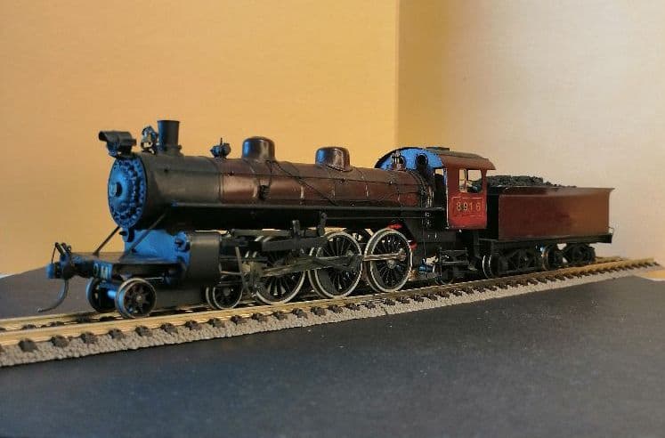 16番（1/80）真鍮製蒸気機関車 8900型 （スクラッチビルド）