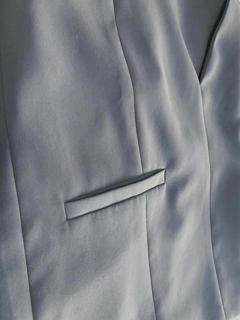 GIRL セットアップ　S グレー　オケージョンドレス　結婚式　パンツドレス