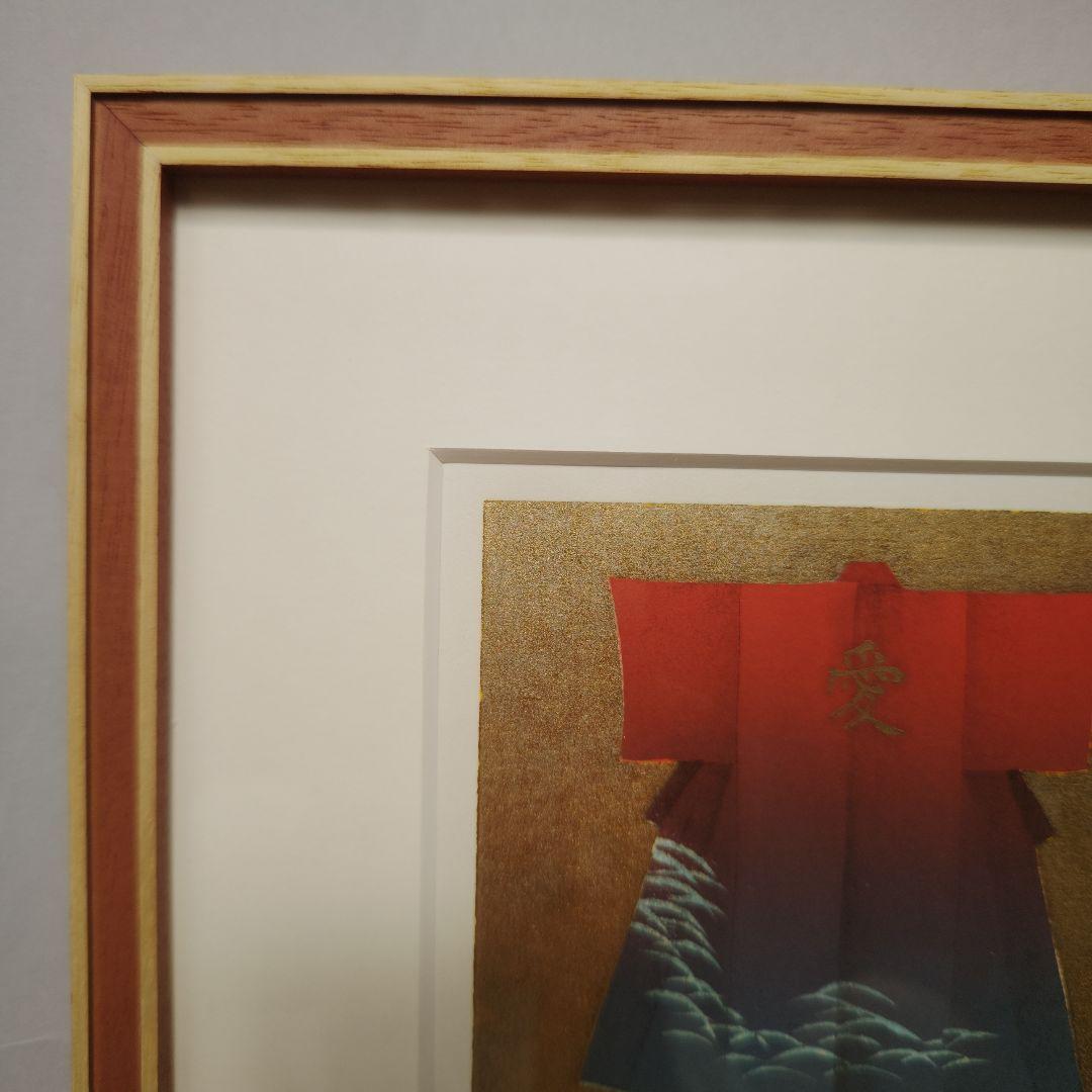 特価◯絵画 シルクスクリーン版画＋複合技法版画 額装品