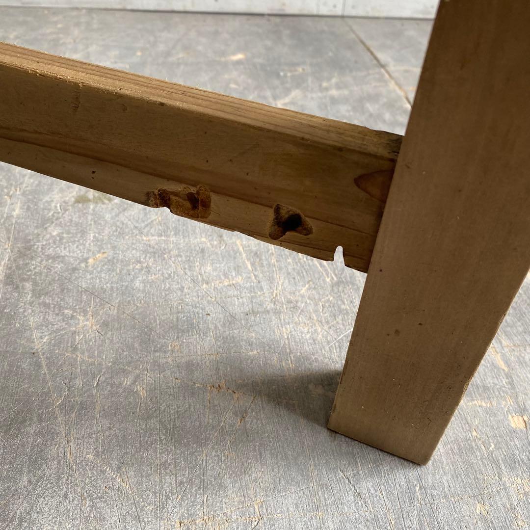 アンティーク 机 テーブル デスク 無垢材 無塗装 z414