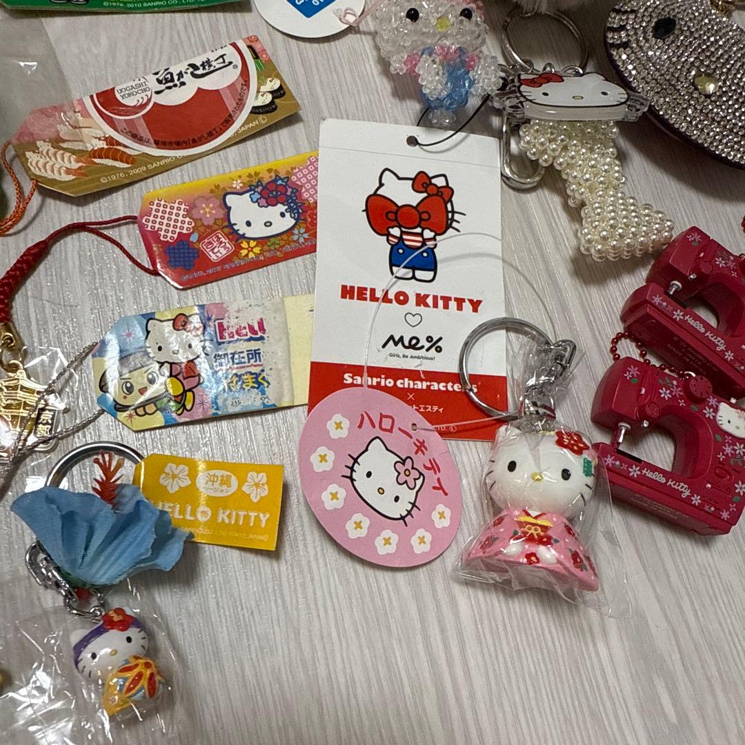 ハローキティ ご当地 ねつけ ストラップ セット サンリオ