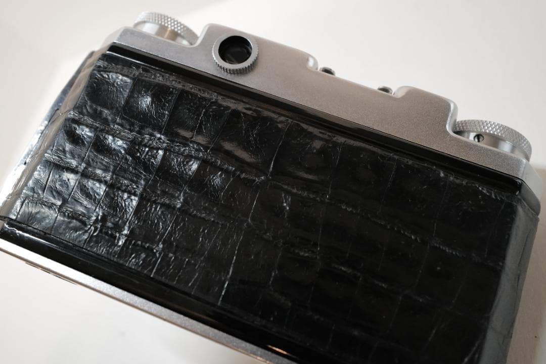 整備済 コニカ Konica II ワニ本革張替済 レンジファインダーカメラ