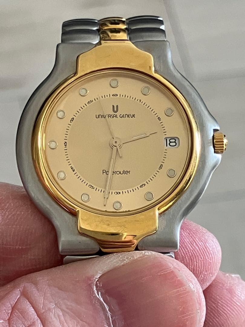 稼働品／Universal Geneve Polerouter ポールルーター