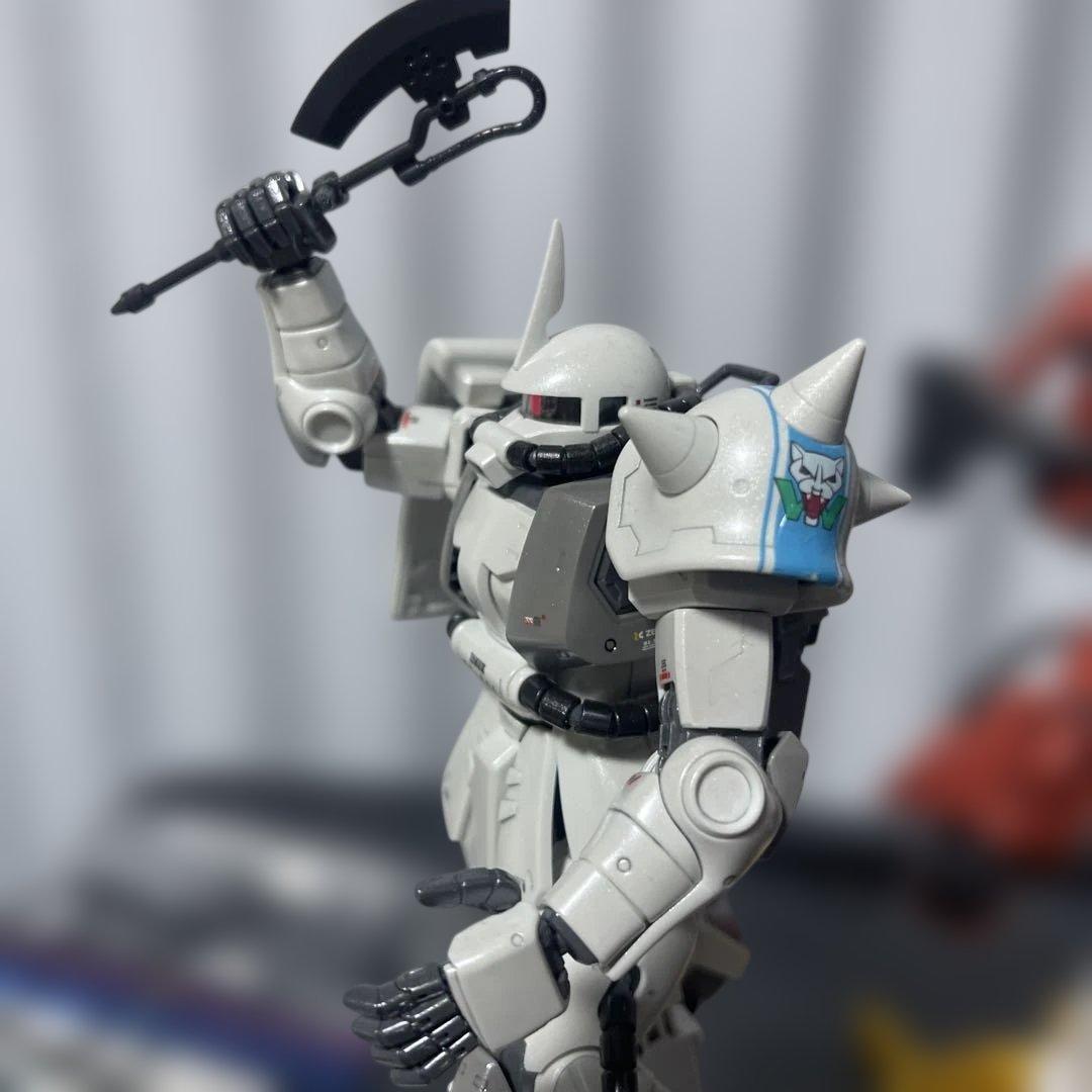 【美】MG1/100シンマツナガ専用ザクⅡと MGジョニーライデン専用ザクⅡ