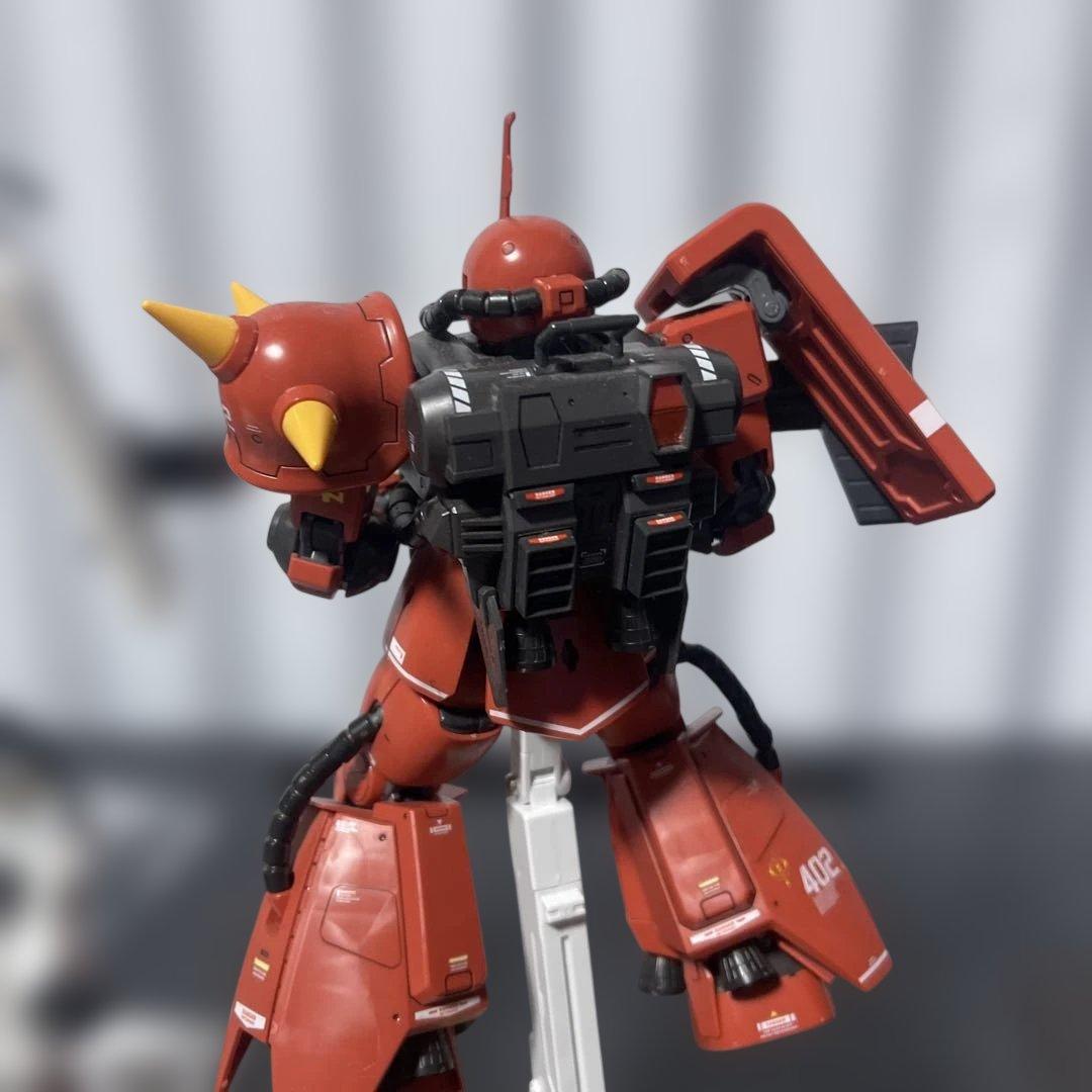 【美】MG1/100シンマツナガ専用ザクⅡと MGジョニーライデン専用ザクⅡ