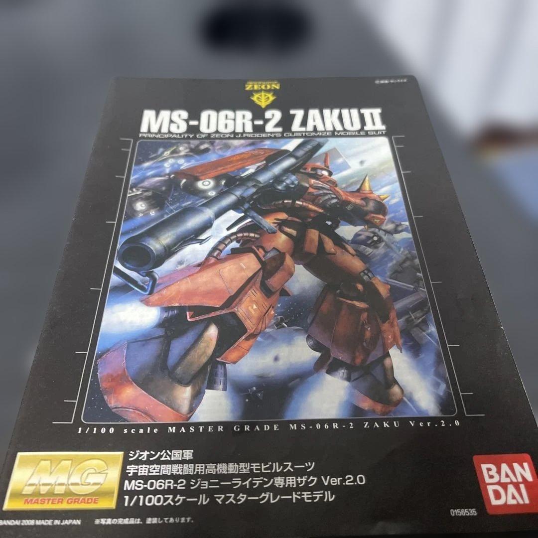 【美】MG1/100シンマツナガ専用ザクⅡと MGジョニーライデン専用ザクⅡ