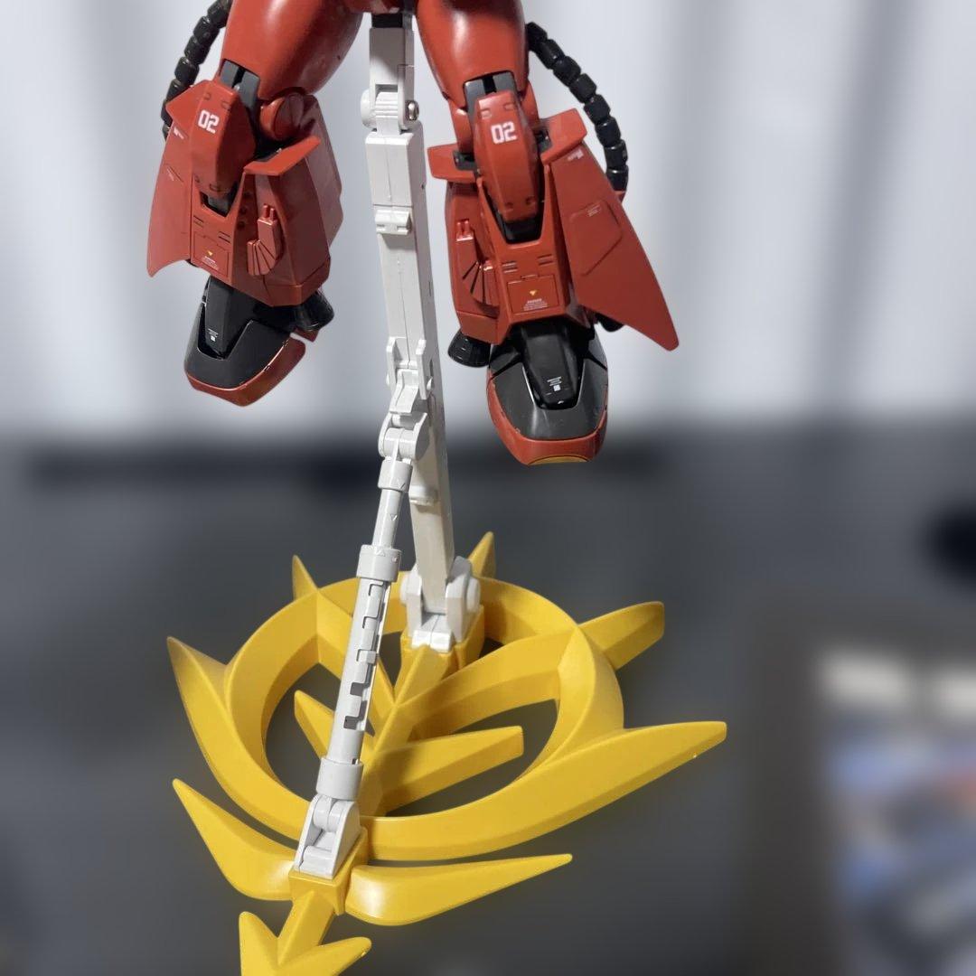 【美】MG1/100シンマツナガ専用ザクⅡと MGジョニーライデン専用ザクⅡ