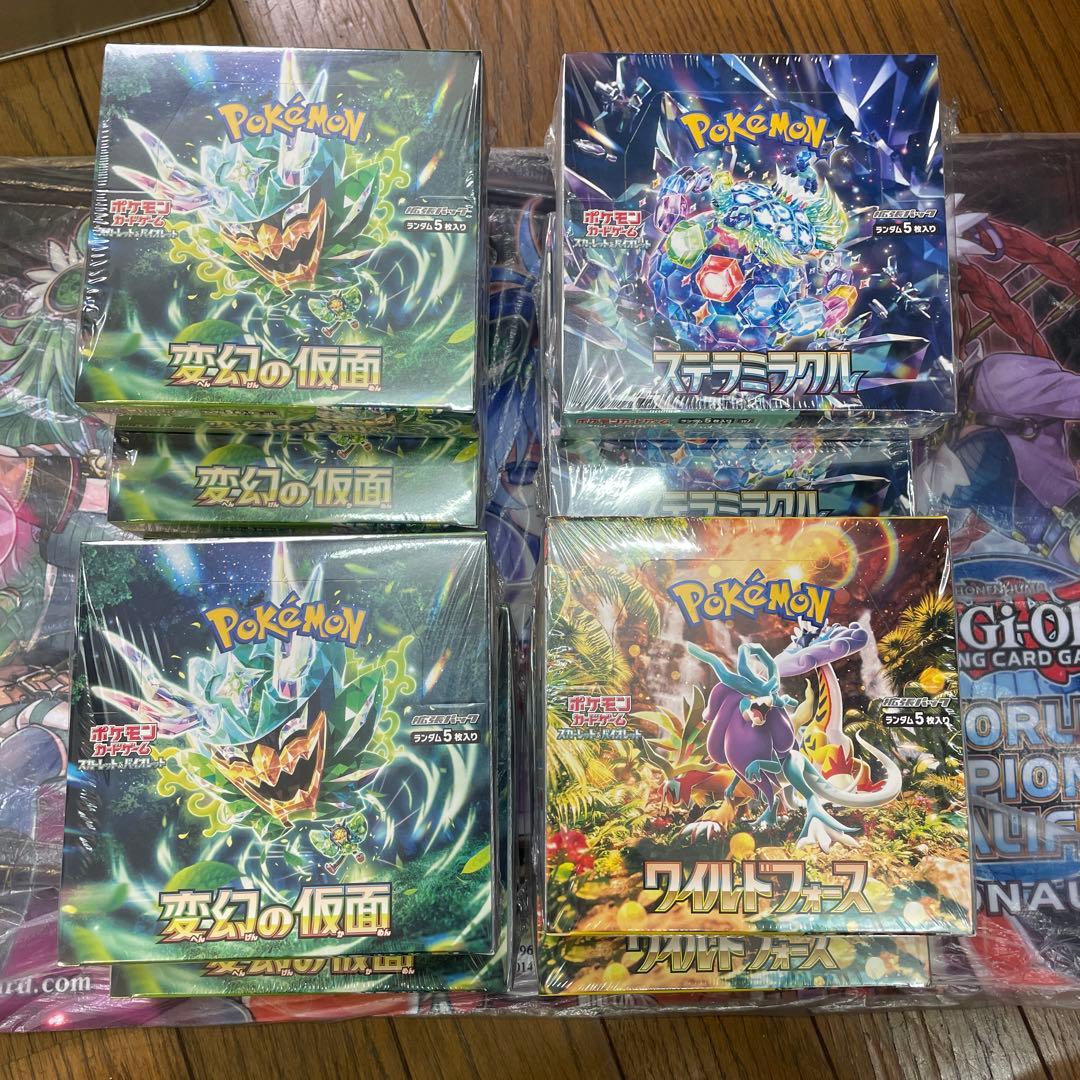 ポケカ 未開封ボックス シュリンク付き 8ボックスの通販はau PAY