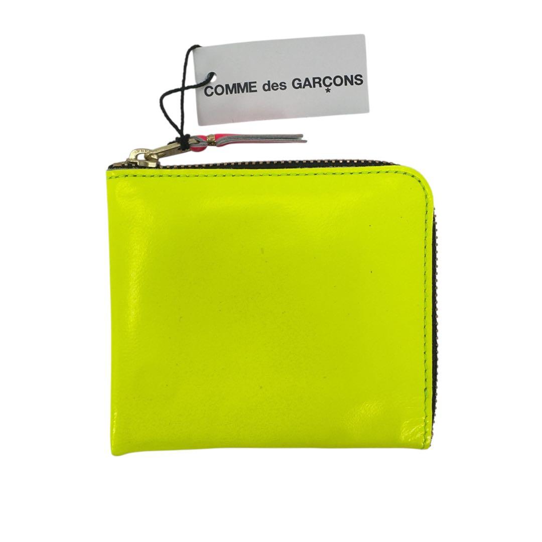 コムデギャルソンSA3100SF レザー SUPER FLUO ケース