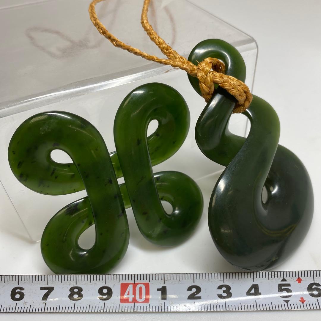 翡翠ネックレス2点　83g 東さ7-0331ア㉝ 翡翠ネックレス2点 83g 東さ7-0331ア㉝