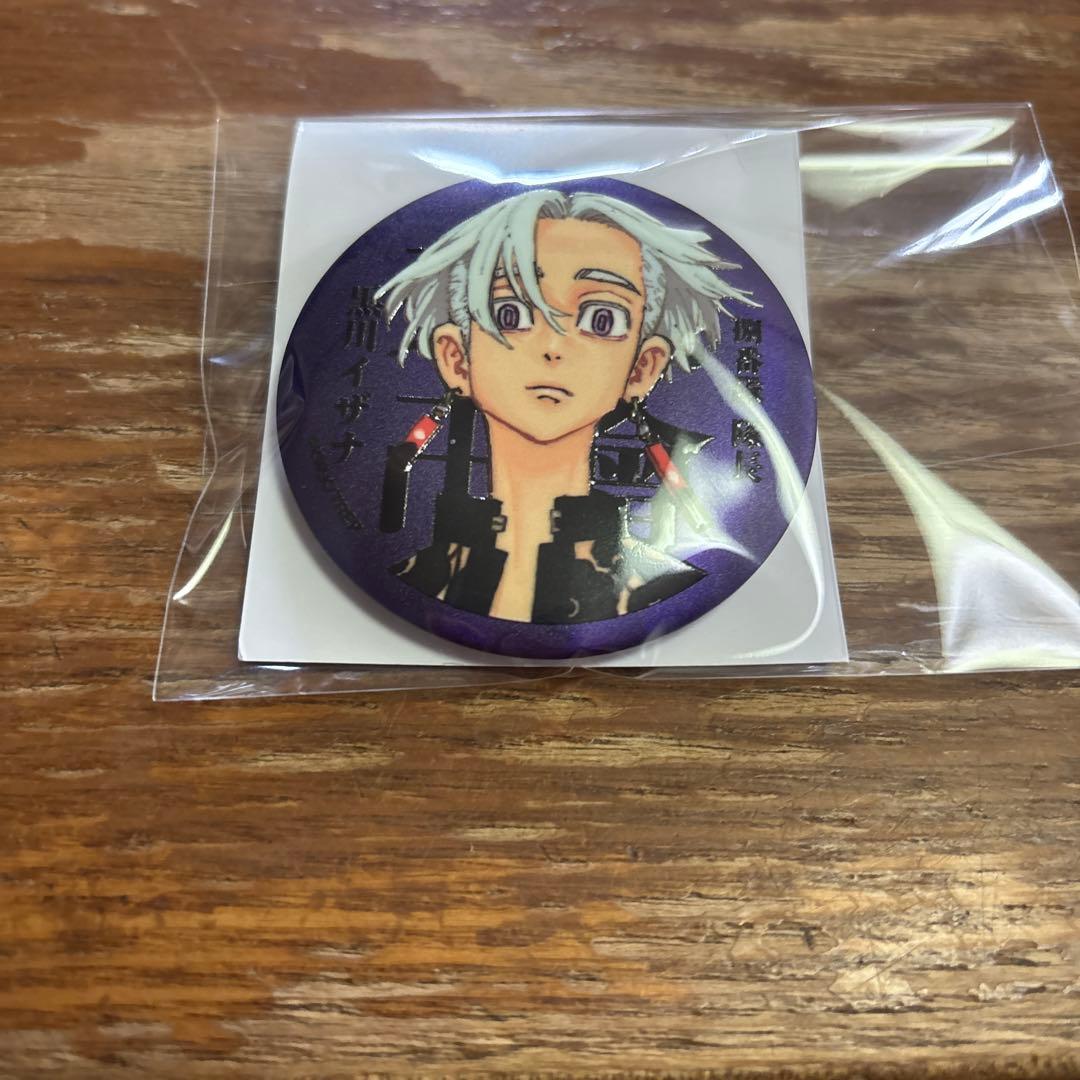 東京リベンジャーズ 黒川イザナマットメタリック缶バッジ 新体験展最終