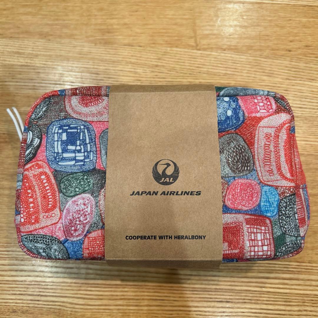 新品未開封品 JALビジネスクラスアメニティ ヘラルボニー ピンク