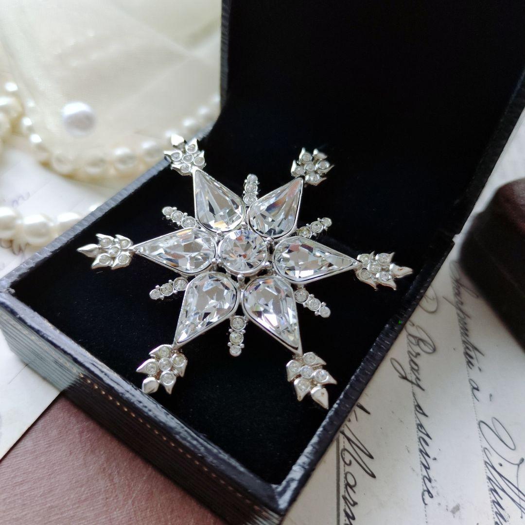 MMA メトロポリタン美術館 スノーフレーク ブローチ 雪の結晶