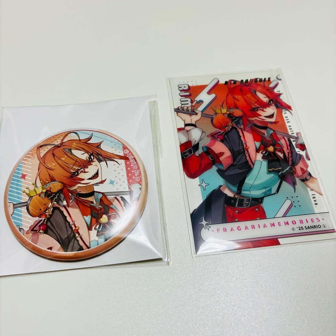 フラガリアメモリーズ なかよくフェスティバル 缶バッジ クリアカード