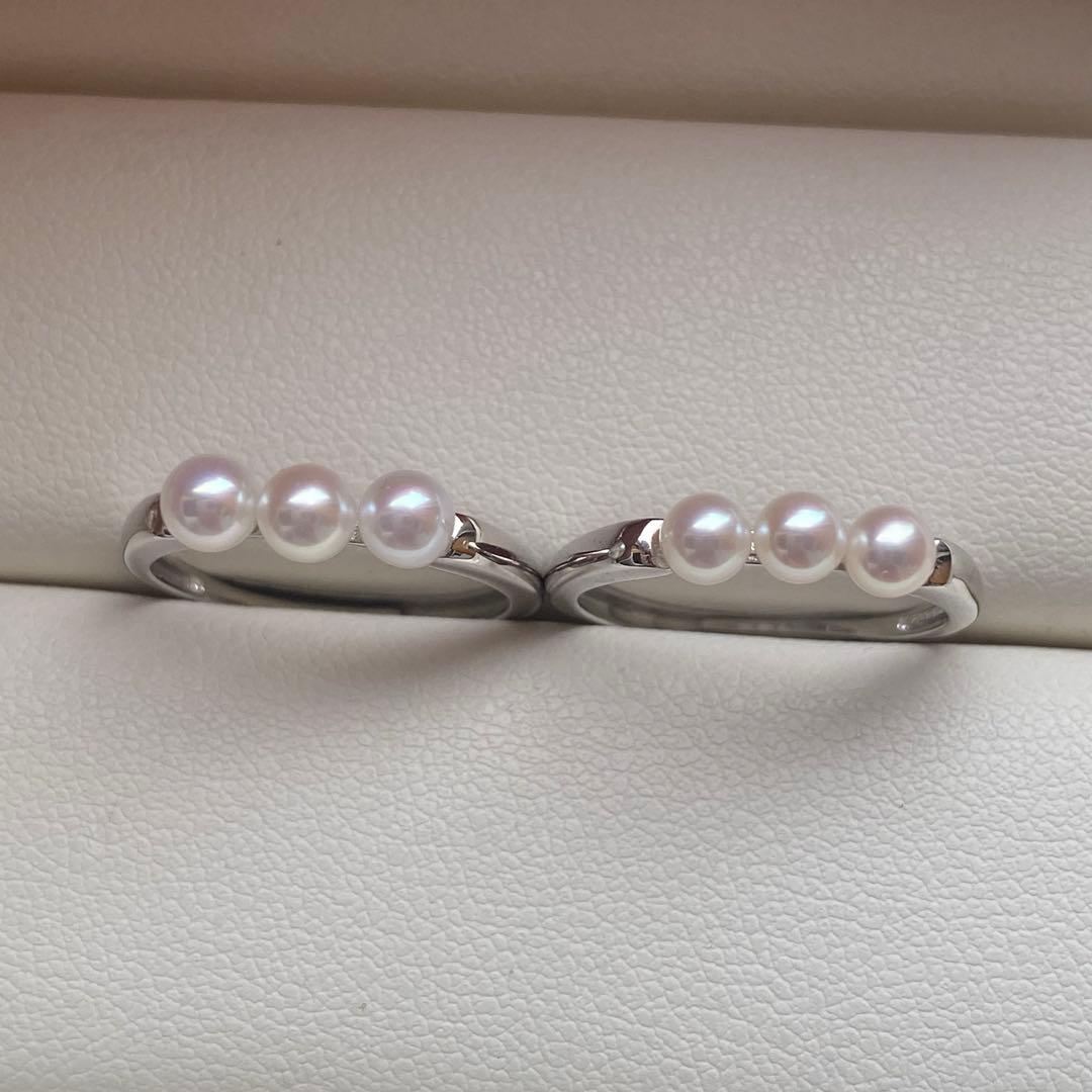 よろしく♫様専用ページ 4-4.5mmパールリング 2点