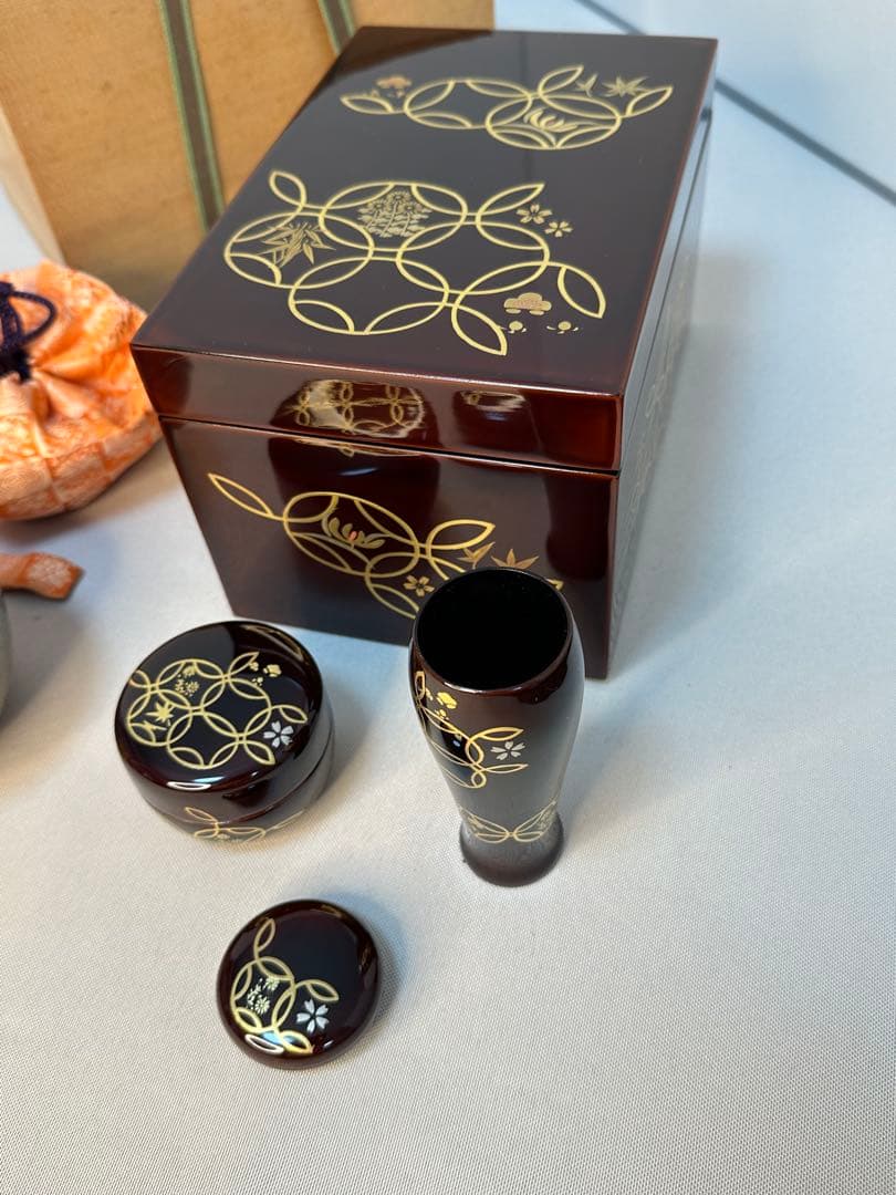 茶道具 茶箱 平安祥雲 四君子蒔絵 - yellows.co.jp 日本