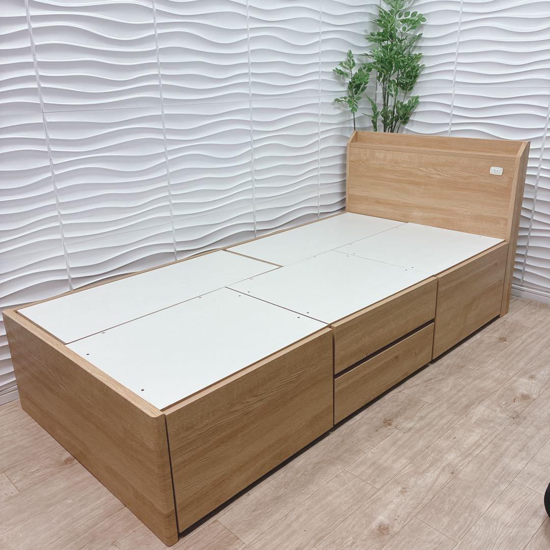 ◇ニトリ◇ベッドフレーム◇収納コンセント付◇シングル◇大阪兵庫京都奈良滋賀和歌山