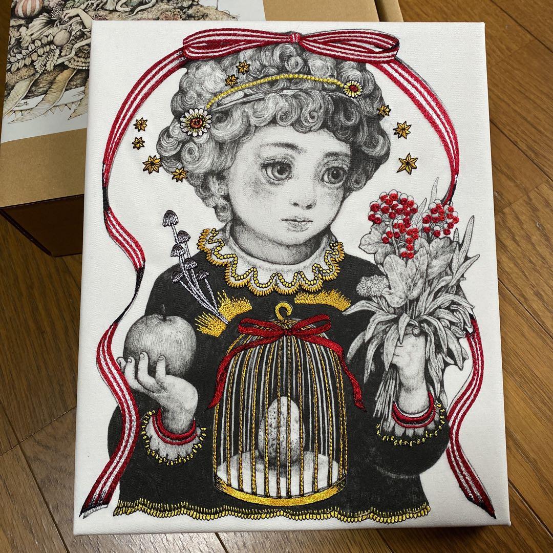 オファー ヒグチユウコ サーカス展 刺繍パネル 複製画 原画 GUCCI