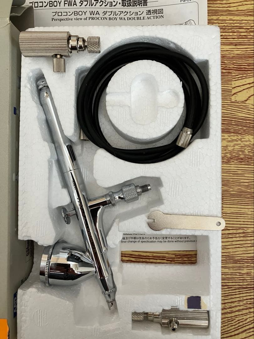 Mr.リニアコンプレッサーL5 エアレギュレーター2 エアブラシ付