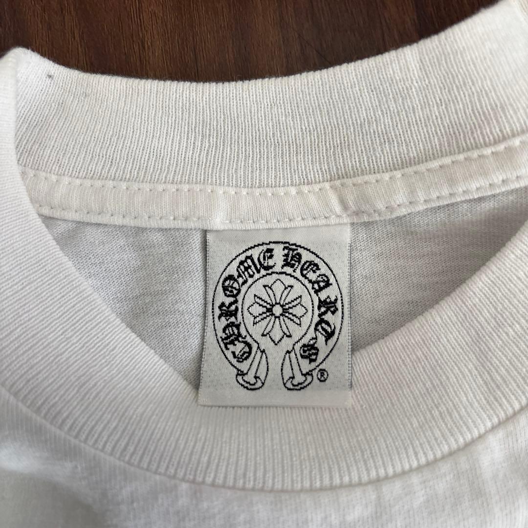 最終売切り価格！美品CHROME HEARTS ホワイト Tシャツ GALFロゴ メンズ