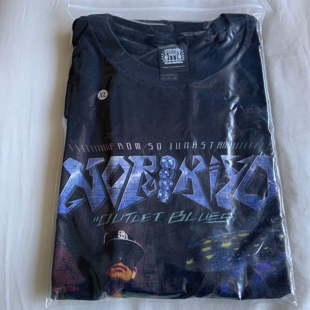 XL NORIKIYO OUTLET BLUES T-shirt BLACK
