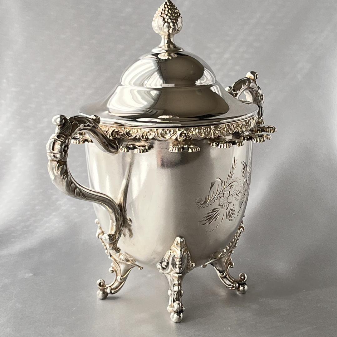 【Forbes Silver Co.】 スプーンホルダー【シルバープレート】