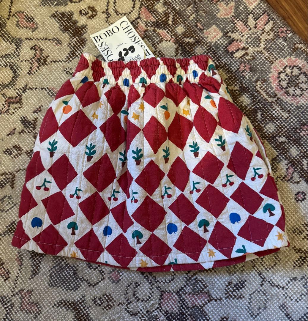 タグ付き新品　BOBOCHOSES キルトスカート