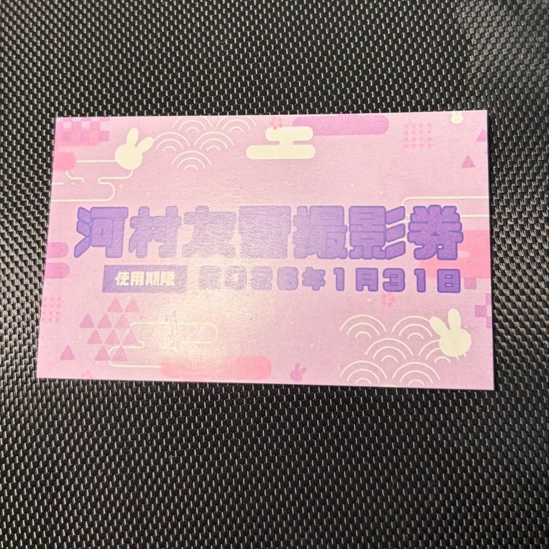 0.1gの誤算 河村友雪 撮影券