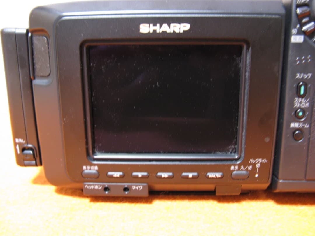 動作OK❗️☆シャープの液晶8ミリビデオカメラ・VL-EL320
