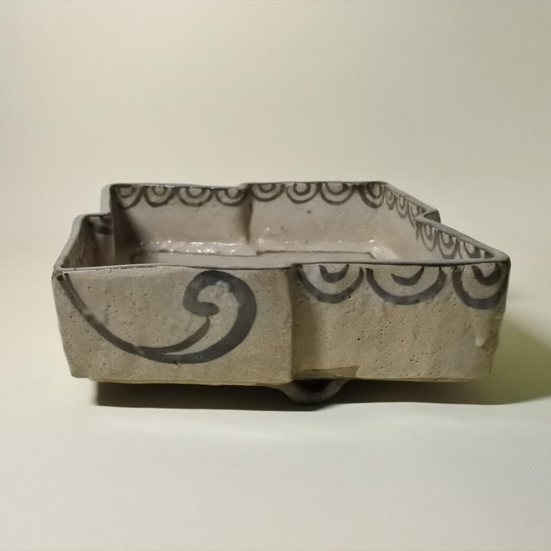 江戸末期 絵瀬戸 草花紋 菱形 平鉢 骨董品 アンティーク - メルカリ