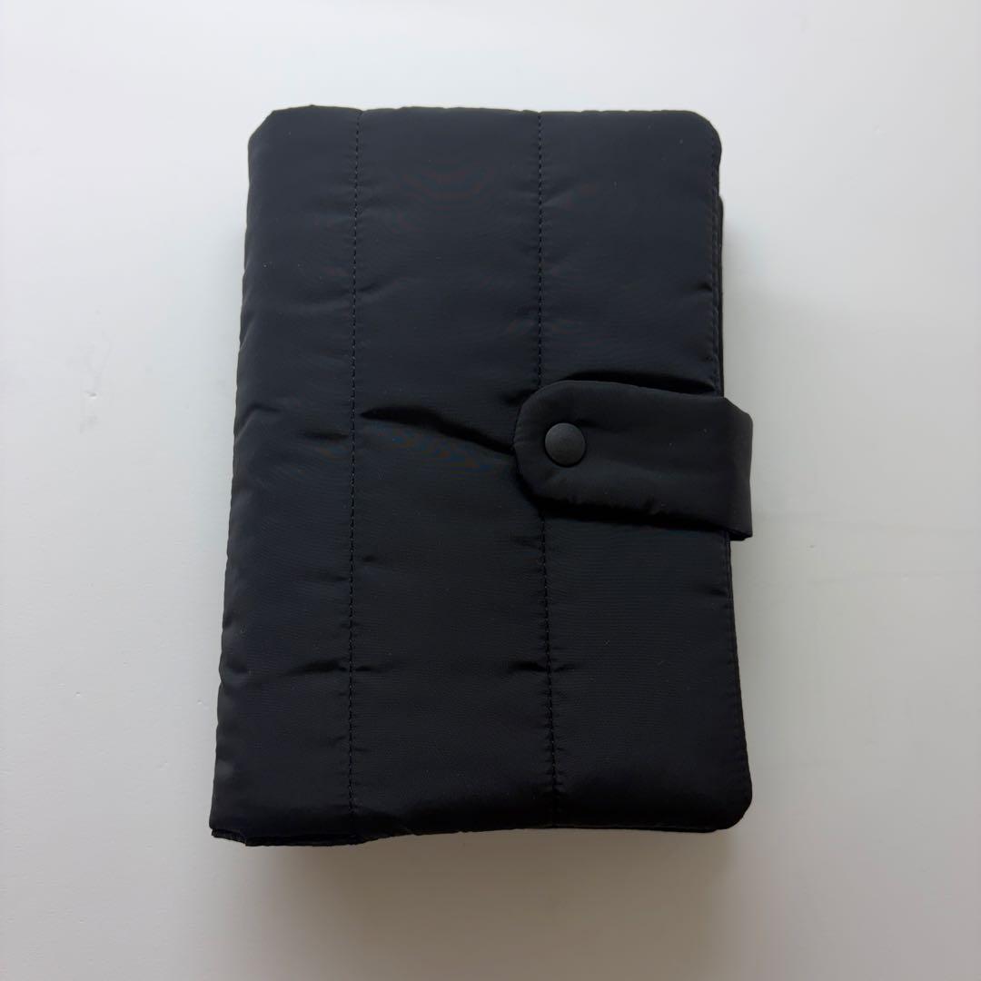 バインダーカバー ブラック シンプル A6 韓国 貯金 - メルカリ