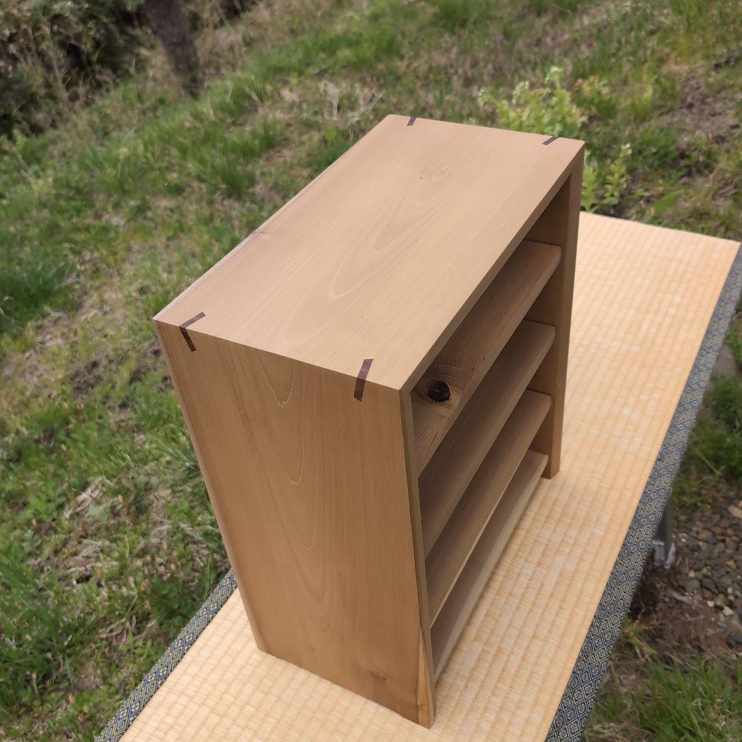 古材リメイク 朴の木 自在オープンシェルフ 無垢の家具