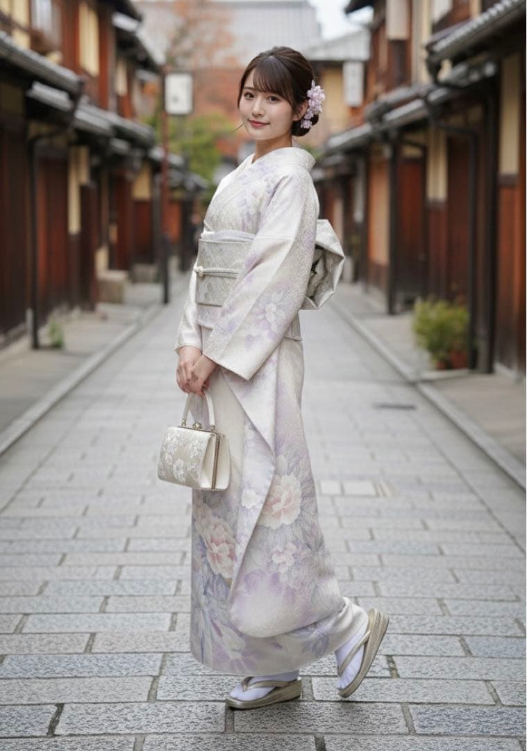 新品【吉澤織物】板場友禅 振袖 赤白地 古典 未仕立 三越取扱 楽天市場