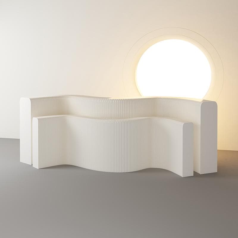 ディスプレイラック展示台セット陳列台 組立不要 折りたたみ長さ2-3m幅52