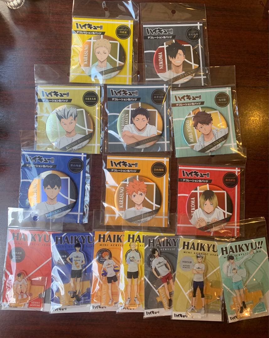 ハイキュー!! デコレーション缶バッジ JS 限定 ジャンプショップ