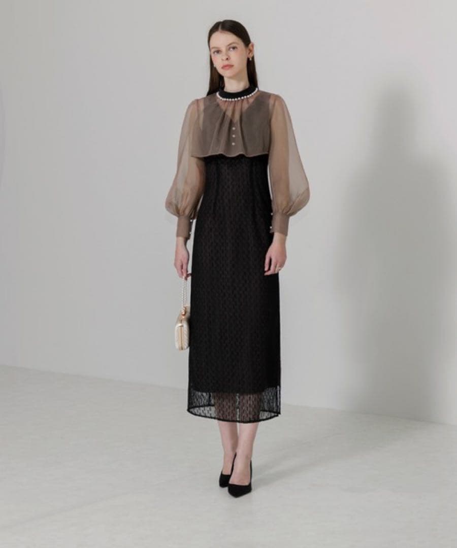 ドレス 「LEJA」レースワンピースドレス 結婚式 パーティードレス 成人式