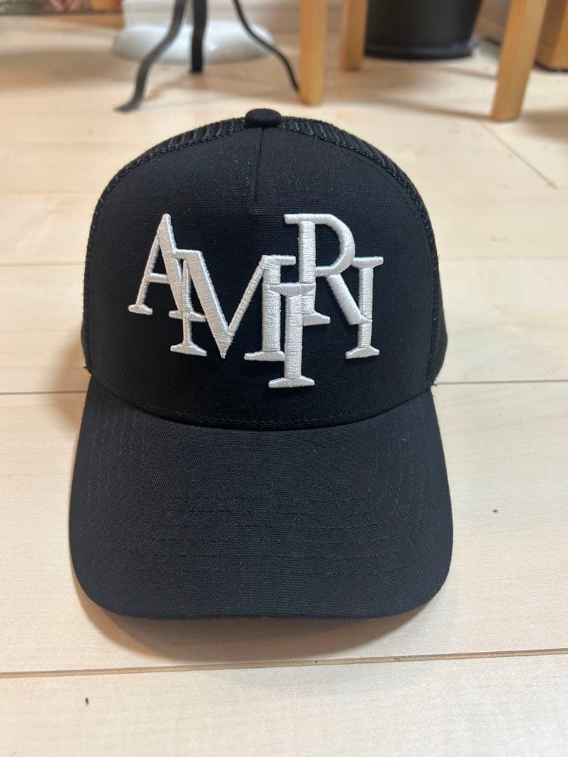 AMIRI ブラック キャップ メッシュ