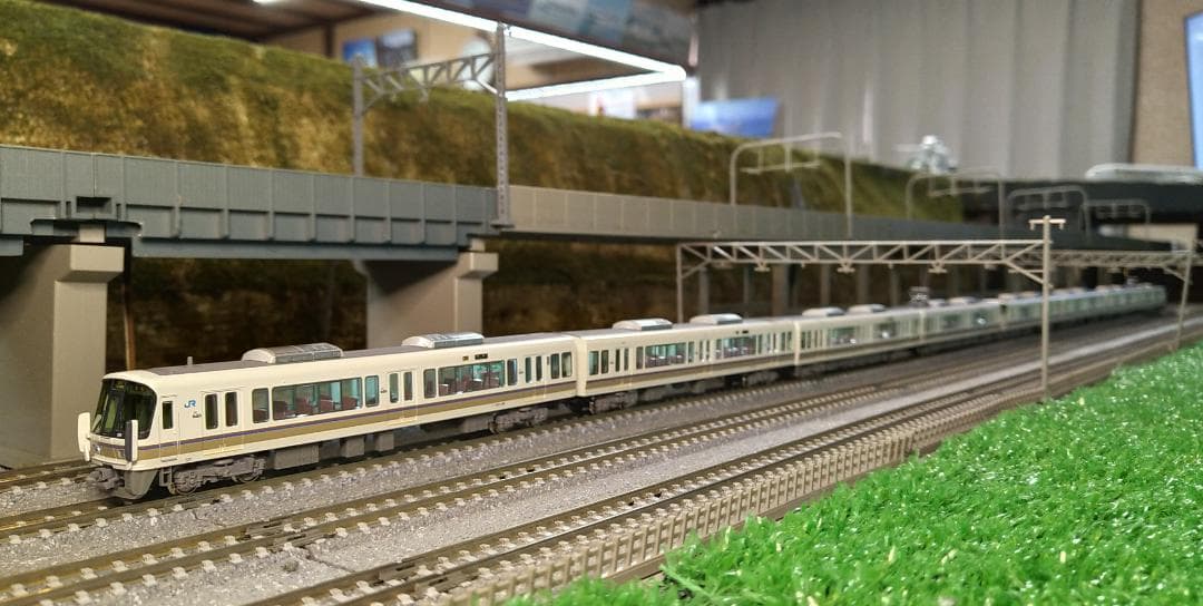 JR 221系リニューアル ＜大和路快速＞ 基本・増結 8両セット Nゲージ