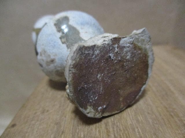 古瀬戸印花仏花瓶 I32-2